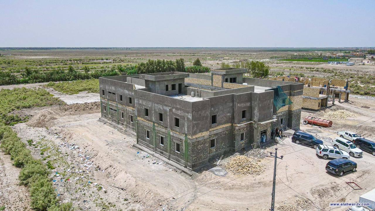 رئيس صندوق الاعمار ذي قار وقائد الشرطة يتفقدان مباني مراكز الشرطة قيد الانشاء في سوق الشيوخ